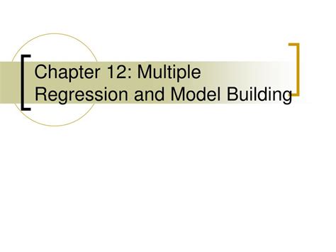 Image result for Multiple Regression Model Building