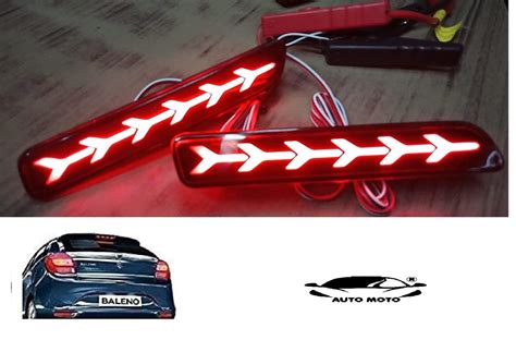 AutoMoto Rear Bumper Brake and Indicator with Matrix Style Reflector ...