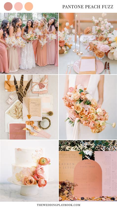 Peach Wedding Color Combinations Peach And Pink Wedding Ideas
