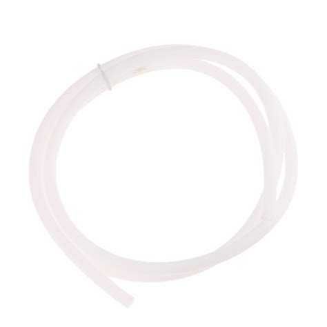 PTFE 4x6mm White Teflon Tube for 3mm 3D Printer Filament - 1 Meter