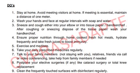 Health Advisory for Elderly Population of India during COVID19 Pandemic ...