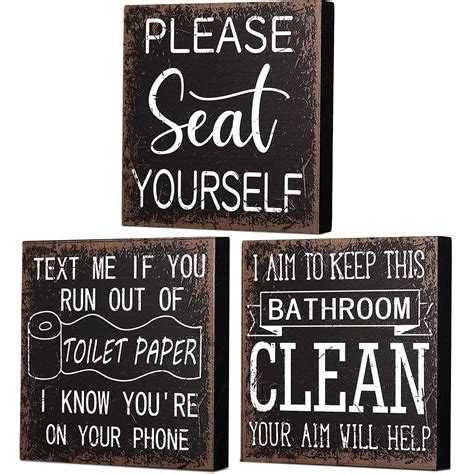 Funny Restroom Signs