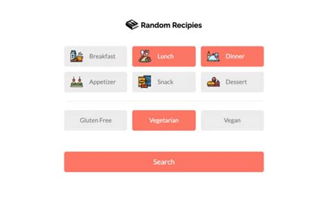 Image result for Recipe Randomizer