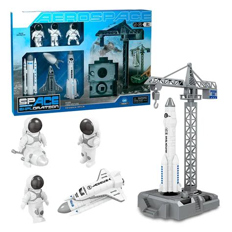 3D Spaceship Launch Pad Model Simulation Exploration Space Shuttle Toy ...