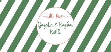 Personalised Gift Envelopes -Stripes / Label Shabel – Labelshabel