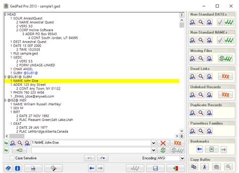 Image result for GEDCOM File Format