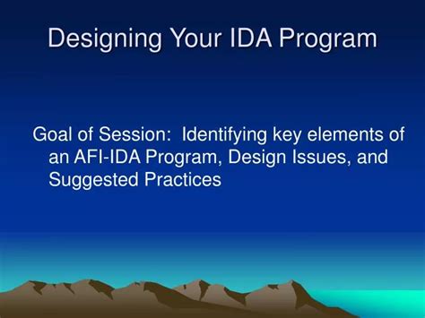 Image result for IDA Program