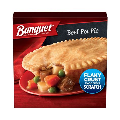 Amazon.com: Banquet Frozen Pot Pie Dinner, Beef, 7-Ounce : Grocery ...