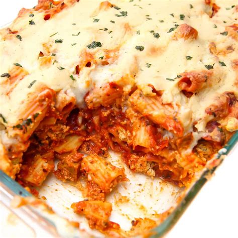 Vegetarian Baked Ziti