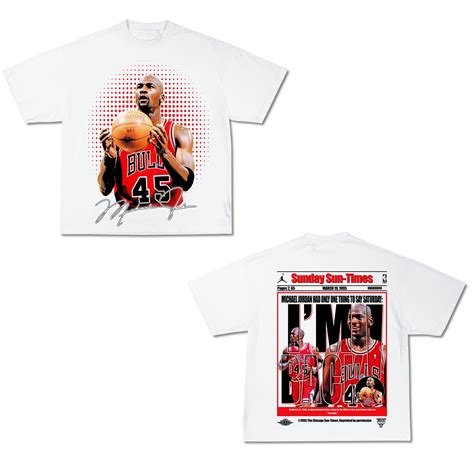 MICHAEL JORDAN "IM BACK" — UNDERDOG STREETWEAR