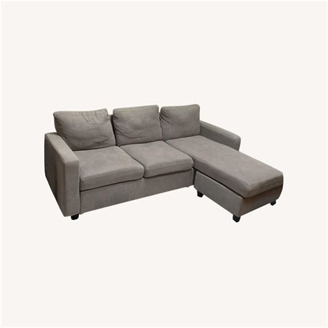 Honbay Light Gray Sectional Sofa - AptDeco
