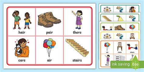 Alternative Spellings air are ear ere Words Bingo