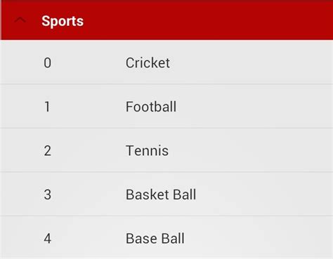 Image result for Expandable List View Android Kotlin