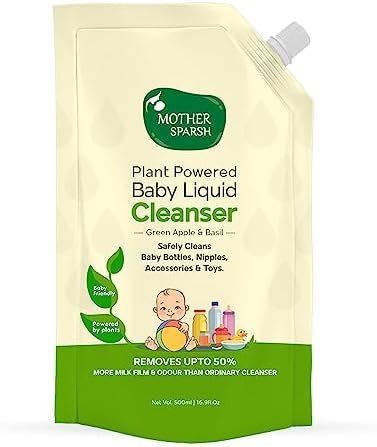 Mother Sparsh Natural Baby Liquid Cleanser (Powered by Plants) Cleanser ...