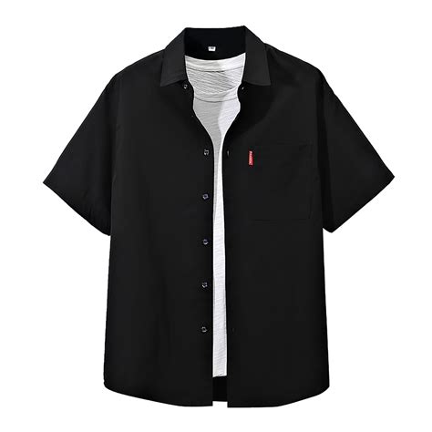 Mens Button Down Shirt Big Shirts for Men Men Business Casual Shirt Men ...