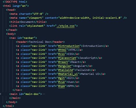 HTML Language Documentation 的图像结果