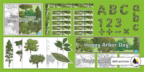Arbor Day Bulletin Board Pack (teacher made) - Twinkl