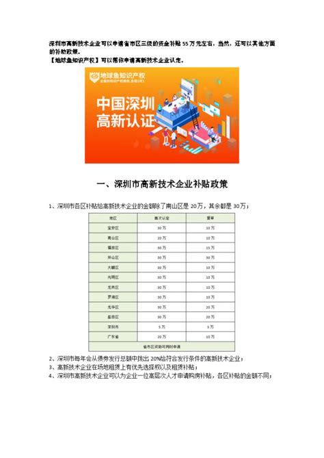 2022年深圳中小企业创业补贴政策(补贴标准+申请条件+申请流程)