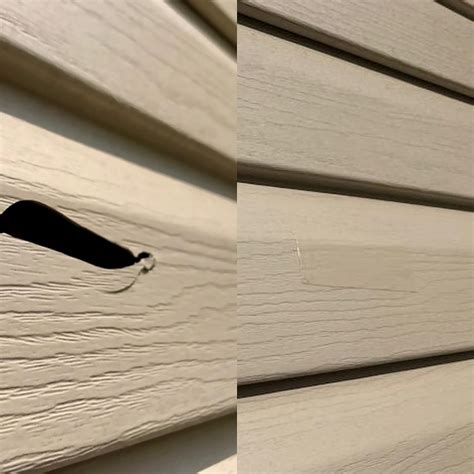 Vinyl Siding Repair Kit, White Durable Self-Adhesive Vinyl Siding Patch ...