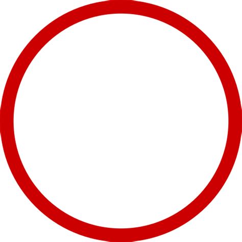 Red Circle PNG Transparent Images