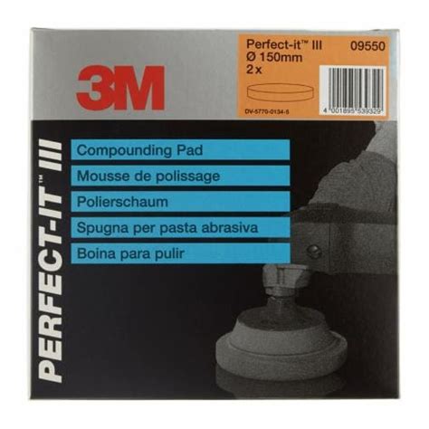 3M™ Perfect-It™ Foam Compounding Pad, Orange, 150 mm, PN09550 | 3M India