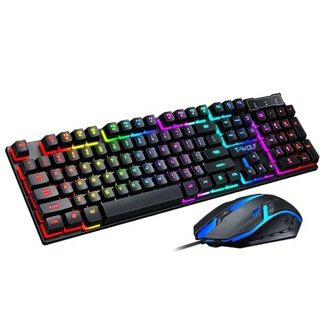 Gaming Mouse And Keyboard Set USB Wired Light Up For Gamer – CRAZE
