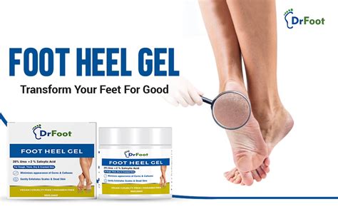 Dr Foot Foot Heel Gel 100 gm | Urea & Salicyic Acid | Gently Exfoliates ...