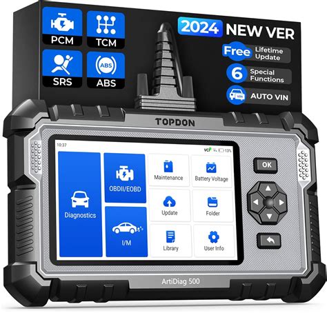 OBD2 Scanner TOPDON AD500 Oil/SAS/Throttle/TPMS/BMS/EPB Reset Engine/ABS/SRS/Transmission ...
