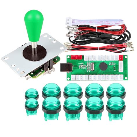 Avisiri 1 Player Arcade Buttons Joystick DIY Kit Parts Include 1x ...