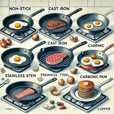 A Guide to Different Types of Frying Pans and Their Uses