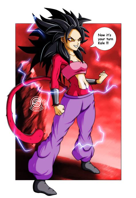 Dragon Ball - Caulifla SSJ4 by PuyaSawyer on DeviantArt
