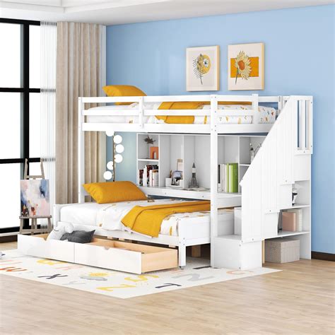 Twin Xl Loft Bed With Stairs at Jerry Fifield blog