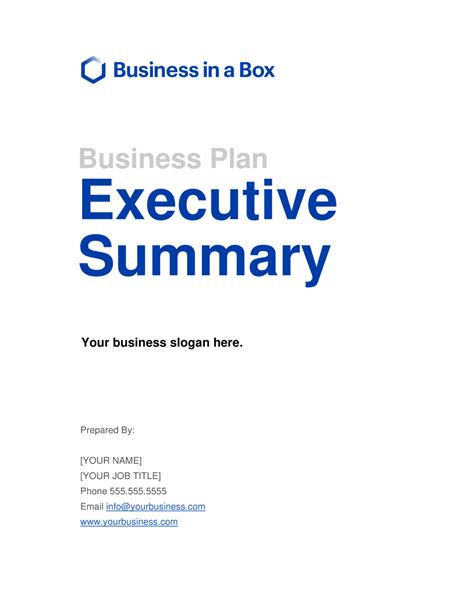 Business Plan Summary Template 的图像结果