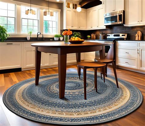 Choose the Perfect Round Rug to Complement Your Kitchen Table ...
