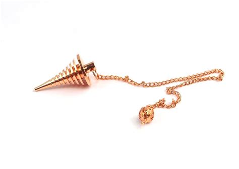 Jet Copper Metal Hard Coil Twisted Pendulum Cone Vortex Chamber Reiki ...