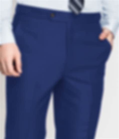Royal Blue Wool Pants - A.i. Perfect Fits
