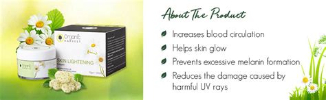 Organic Harvest Skin Lightning & Brightning Cream For Women | Ideal For ...