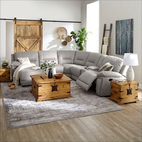 Living Room With Grey Sectional at Saundra Edwards blog