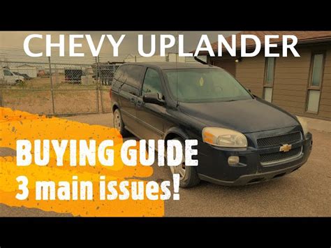Chevrolet Uplander Problems 的图像结果