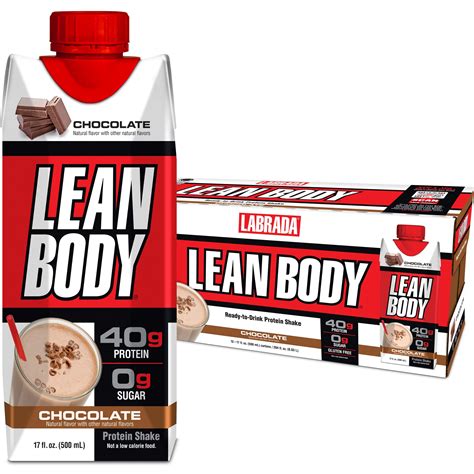Buy Lean Body Ready-to-Drink Chocolate Protein Shake, 40g Protein, Whey ...