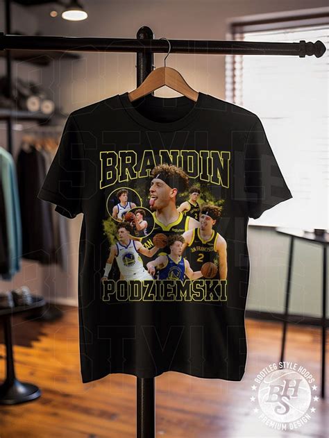 Brandin Podziemski T-Shirt, UP TO SIZE 3XL. - Walmart.com