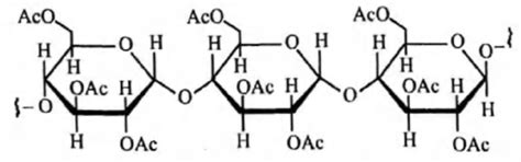 Cellulose upon acetylation with excess acetic anhydride/ H2SO4 ...