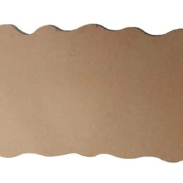 Uneven border rectangle name plate