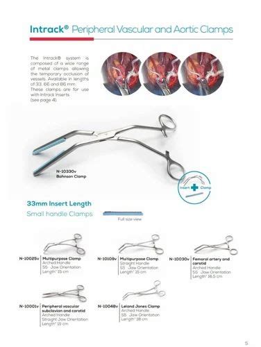 Vascular Clamp - Intrack Vascular Clamp Trader - Wholesaler ...