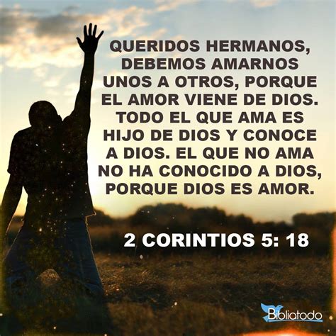 2 Corintios 5:18 AF - Todo se lo debemos a Dios, que ha hecho la paz ...