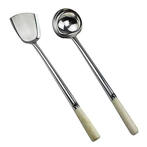 Yoshata Wok Utensils Set 1 Wok Spatula And 1 Wok | Desertcart INDIA
