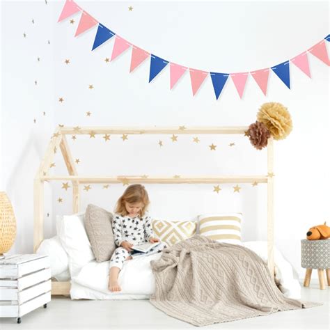 Anwyll Pennant Banner Flags - 40Ft Blue Silver India | Ubuy