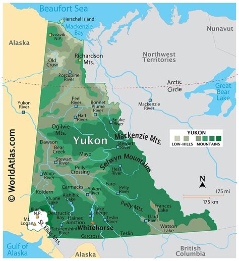 Yukon Maps & Facts - World Atlas
