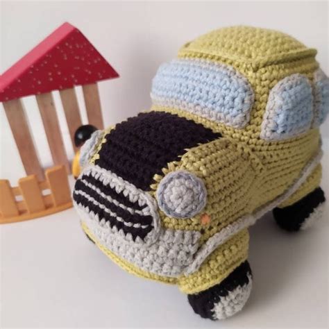 Buy Little Red Car PDF Crochet Pattern Online in India - Etsy