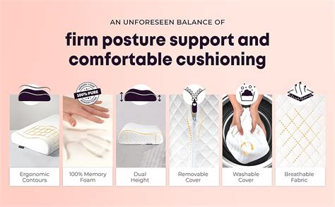 Derila King Size Neck Pillow for Sleeping, Ergonomic & Cervical Pillow ...